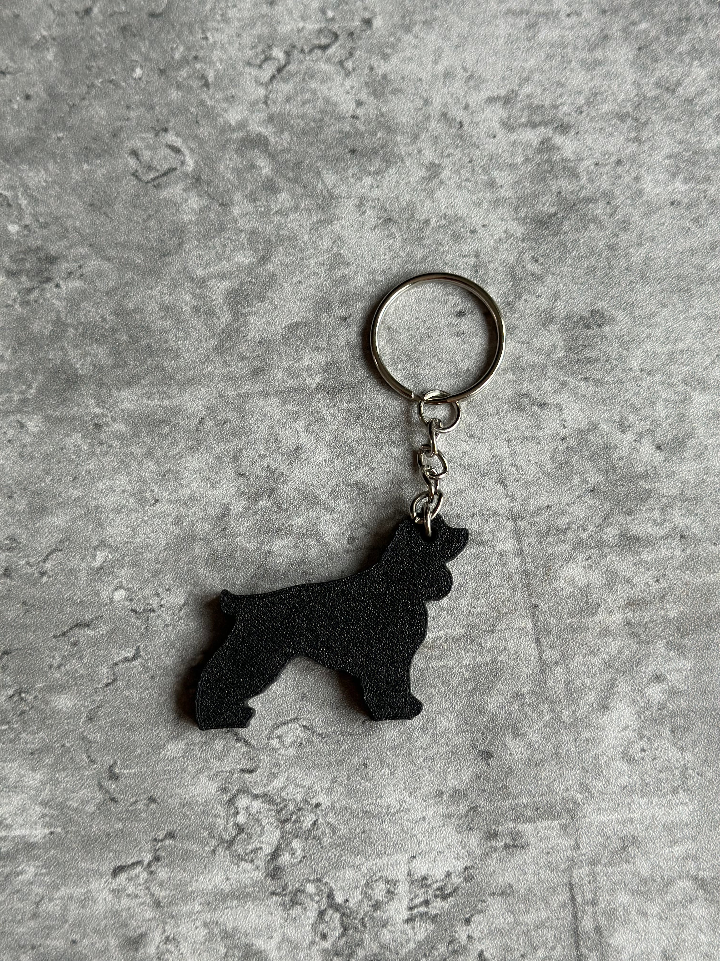 Cocker Spaniel Dog Keyring Unique Personalised Gifts