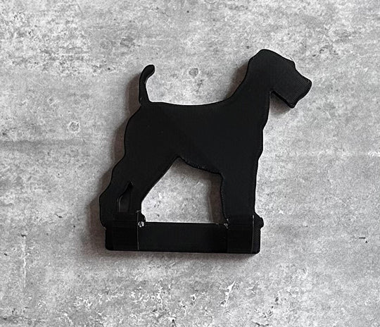 Airdale Terrier Dog Lead Hook 3D | Dog 3D | Unique Personalised Gifts