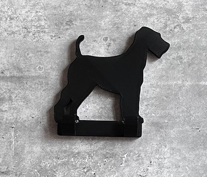 Personalised Airdale terrier Dog Lead Hook | 3D Printed | Unique Personalised Gifts