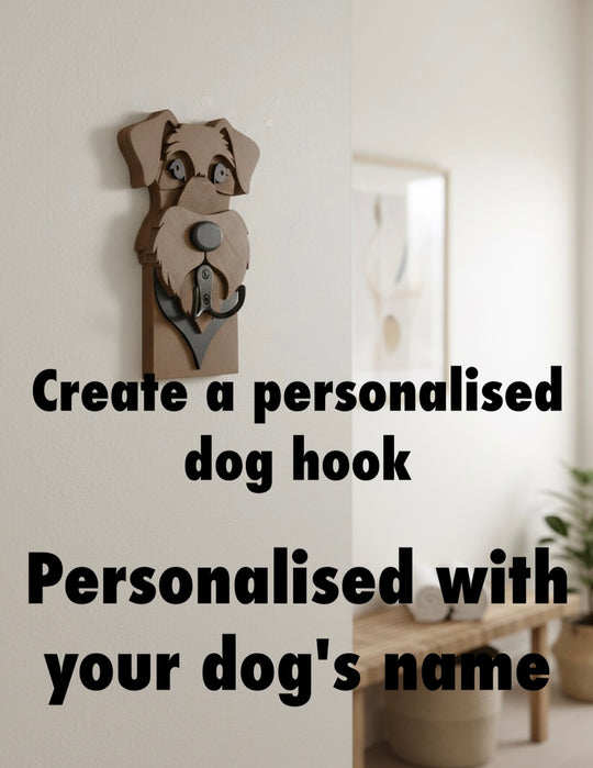 Airedale Terrier 3D Printed Dog Face Hook