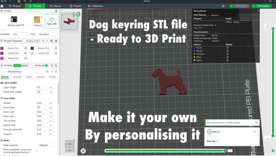 personalised Airedale Terrier keyring with name, custom dog keychain on handbag, dog lover gift UK
