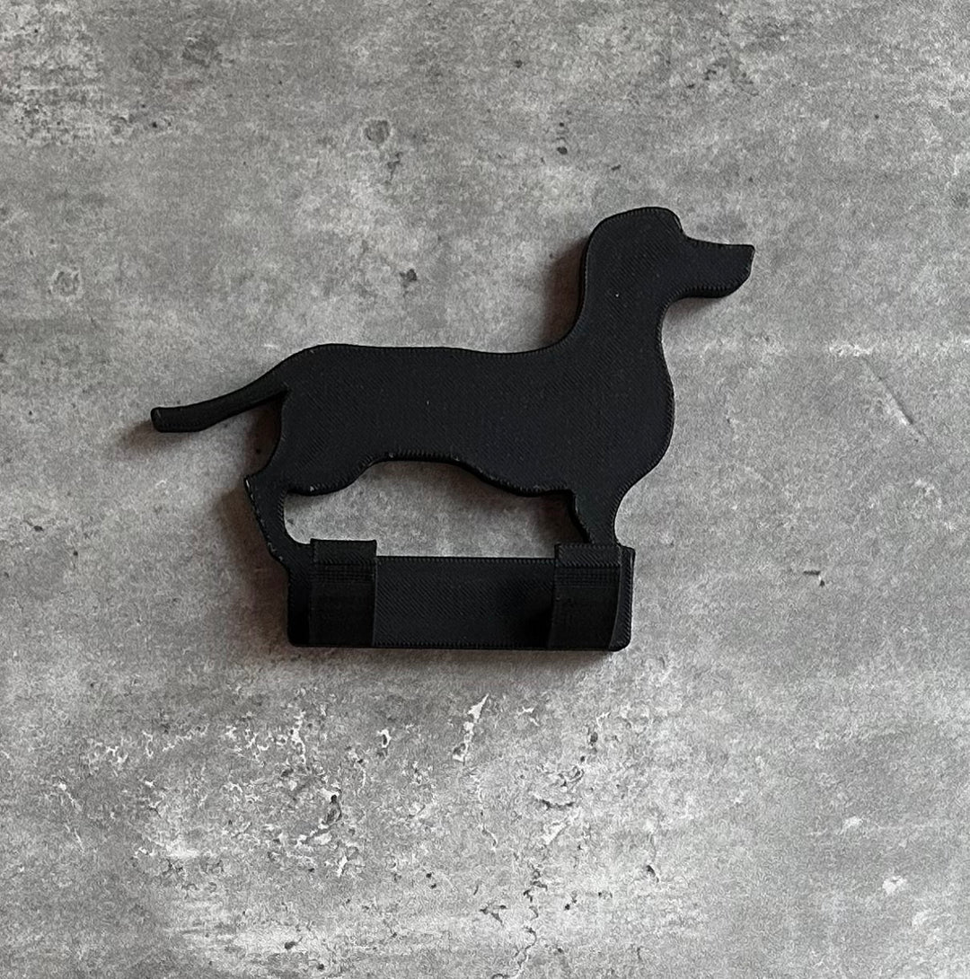 Personalised  Dachshund Dog Lead Hook | 3D Printed | Unique Personalised Gifts