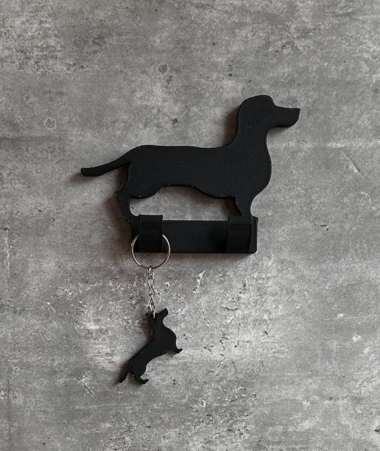 Personalised  Dachshund Dog Lead Hook | 3D Printed | Unique Personalised Gifts