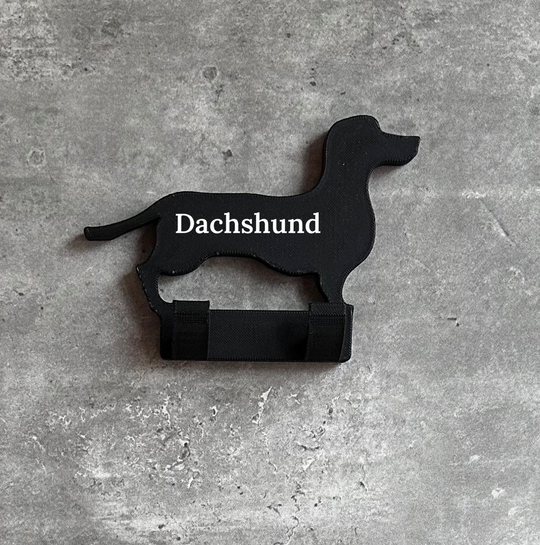 Personalised  Dachshund Dog Lead Hook | 3D Printed | Unique Personalised Gifts
