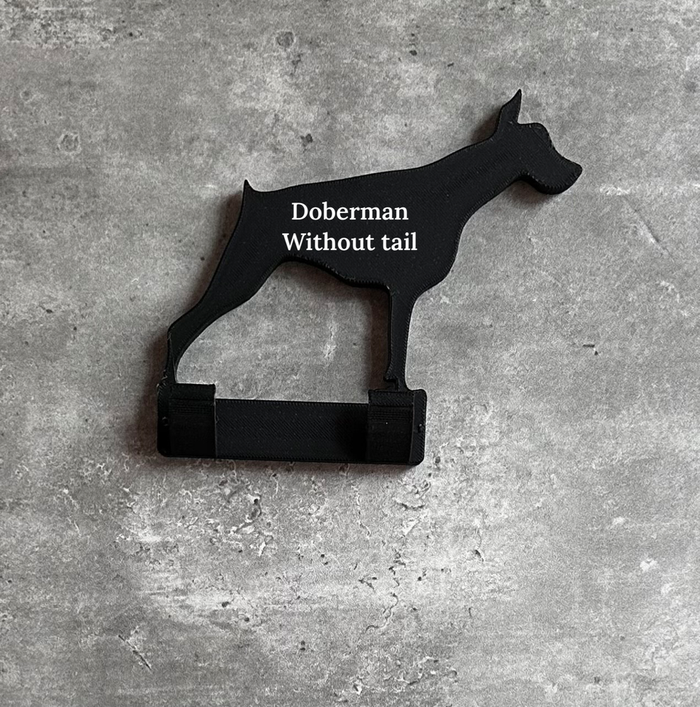 Doberman Without Tail Dog Lead Hook Stl File | 3D Printed  | Unique Personalised Gifts