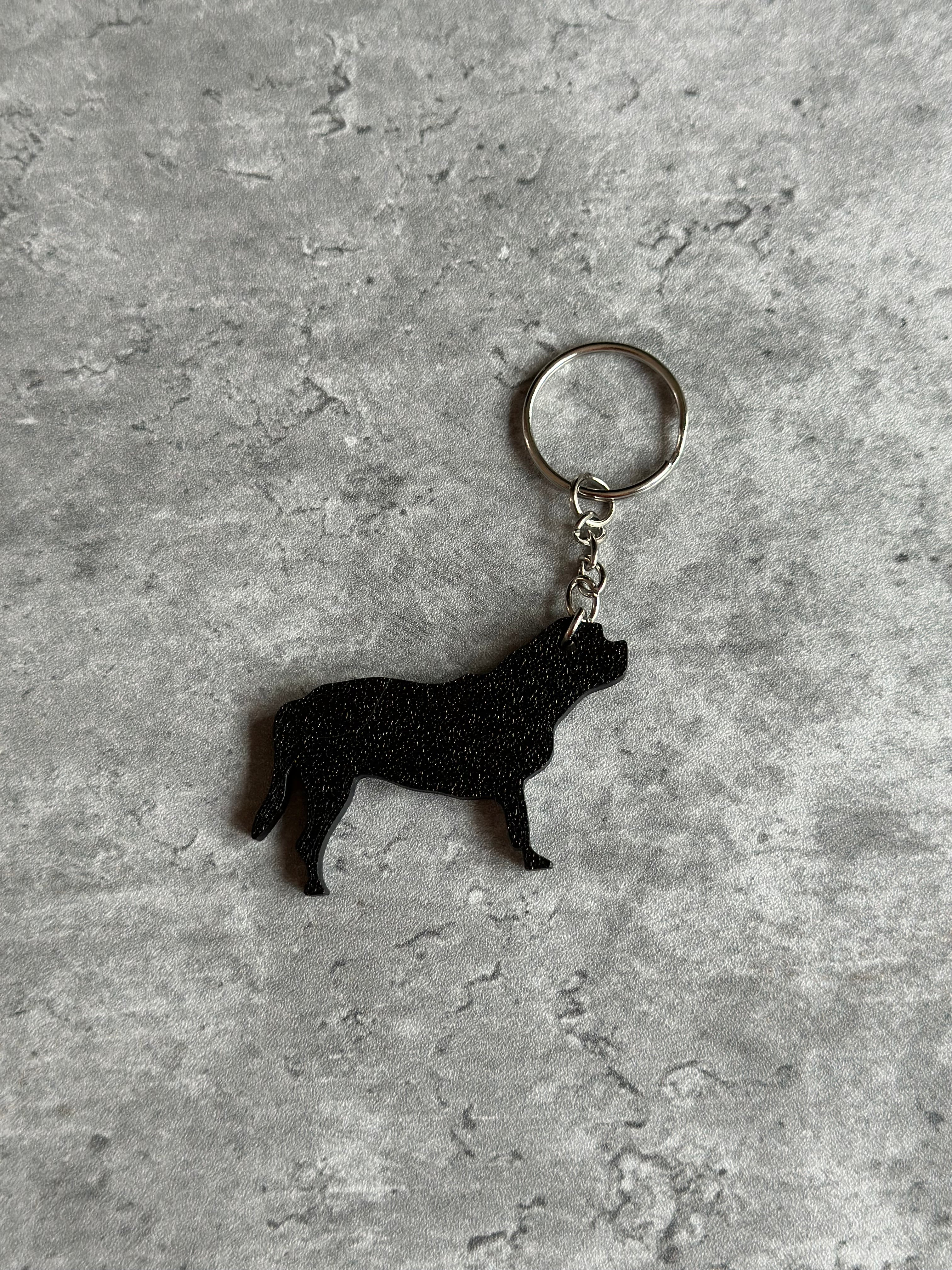 Douge De Bordeux Dog Keyring Stl File | 3D Printed Keyring Stl Files