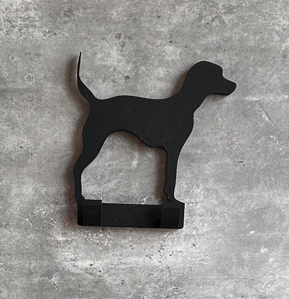 English Foxhound Dog Lead Hook Stl File | 3D Printed | Unique Personalised Gifts