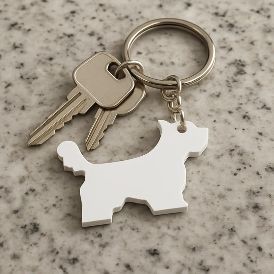 West Highland Terrier Keyring Stl File.