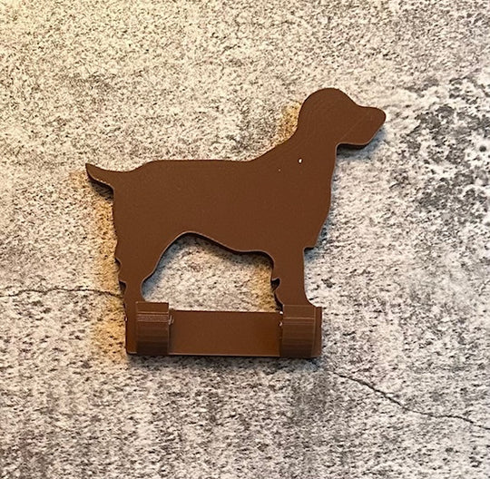 Personalised Field Spaniel Dog Lead Hook | 3D Printed | Unique Personalised Gifts