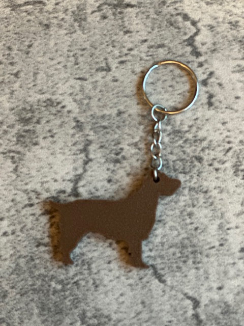 Field Spaniel Dog Keyring Stl File | 3D Printed | Unique Personalised Gifts