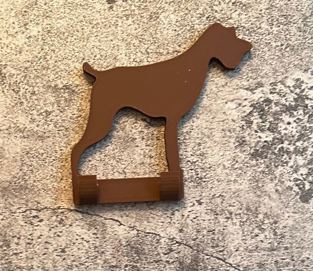 German wirehaired pointer dog lead hook | 3D Printed | Unique Personalised Gifts