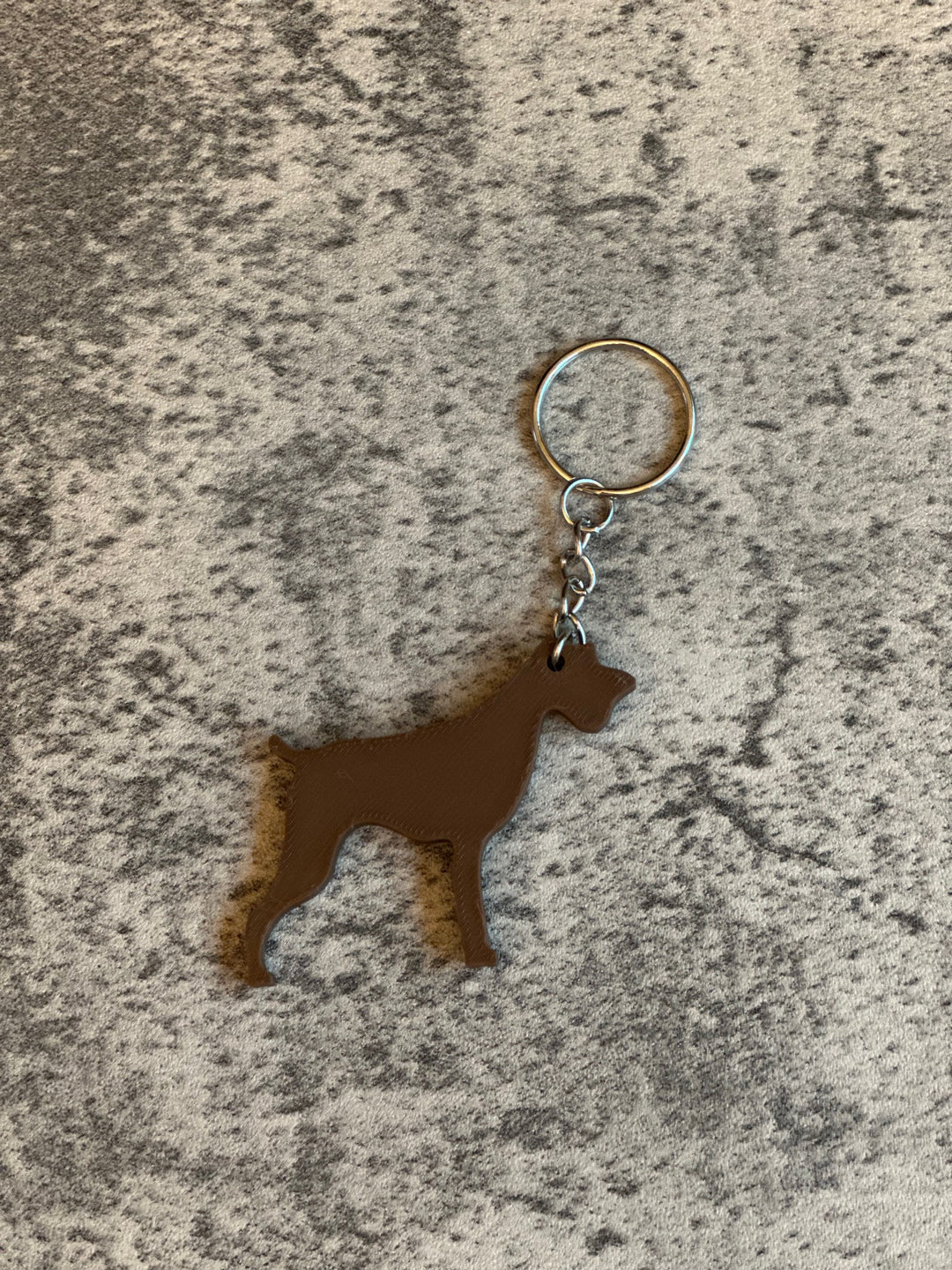 German Wirehaired PointerDog Keyring Stl File | 3D Printed | Unique Personalised Gifts