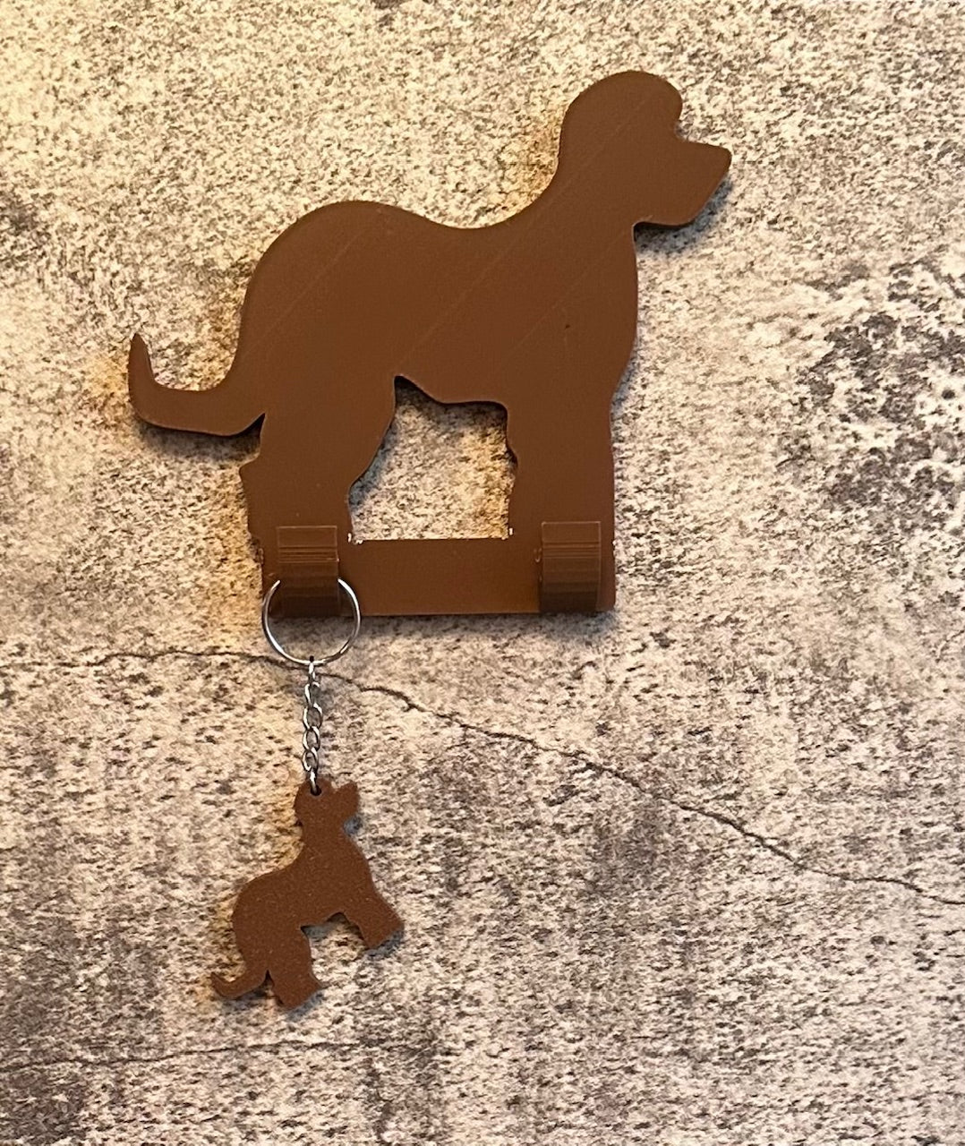 Personalised  Goldendoodle Dog Lead Hook | 3D Printed | Unique Personalised Gifts