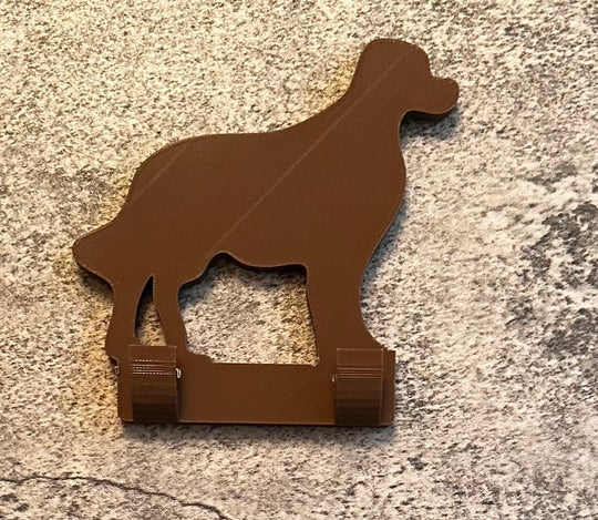 Personalised Golden Retriever Dog Lead Hook | 3D Printed | Unique Personalised Gifts
