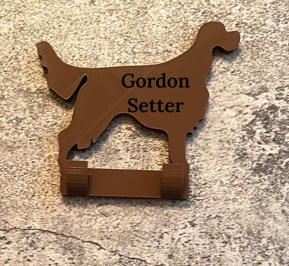Gordon Setter Dog Lead Hook Stl File | 3D Printed | Unique Personalised Gifts