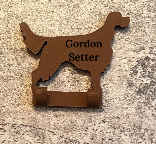 Gordon Setter dog lead hook | 3D Printed | Unique Personalised Gifts