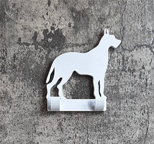 Great Dane Dog Lead Hook Stl File | 3D Printed | Unique Personalised Gifts