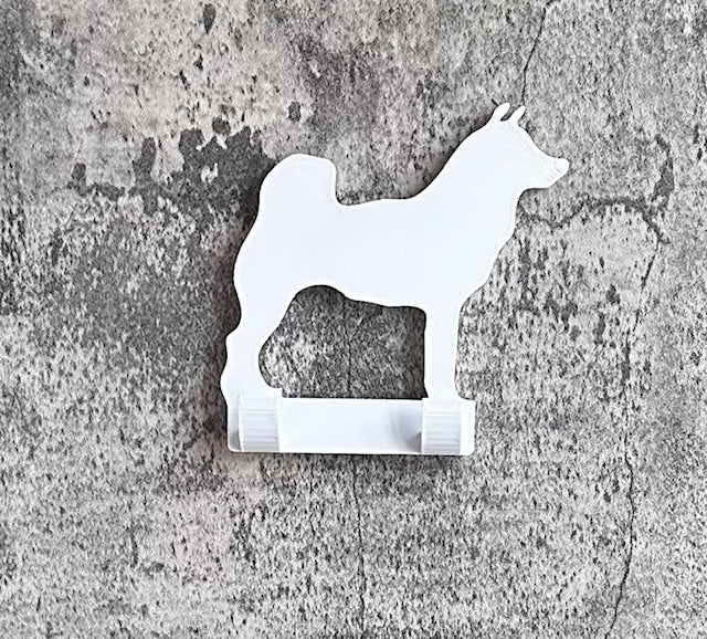 Personalised Husky Dog Lead Hook | 3D Printed | Unique Personalised Gifts