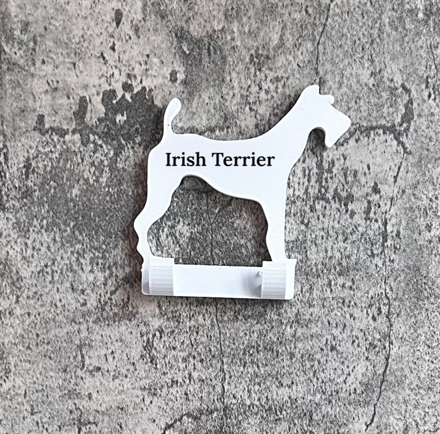 Personalised Irish Terrier Dog Lead Hook | 3D Printed | Unique Personalised Gifts