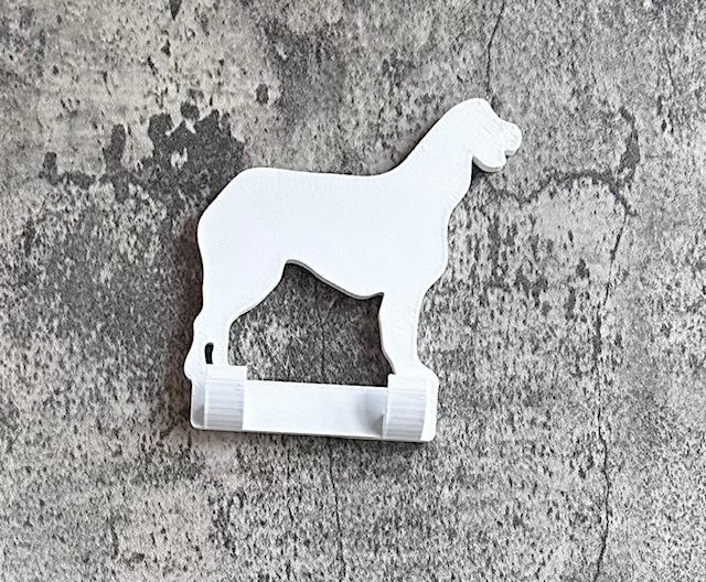 Irish Wolfhound Dog Lead Hook Stl File | 3D Printed | Unique Personalised Gifts