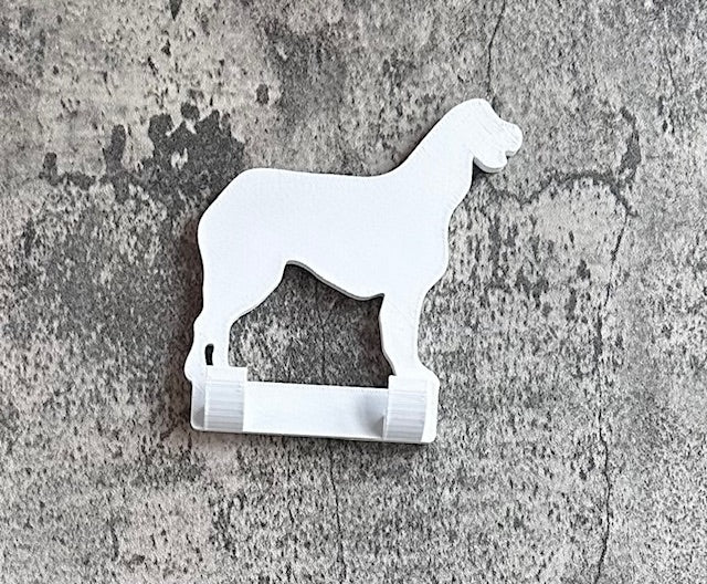 Personalised Irish Wolfhound Dog Lead Hook | 3D Printed | Unique Personalised Gifts