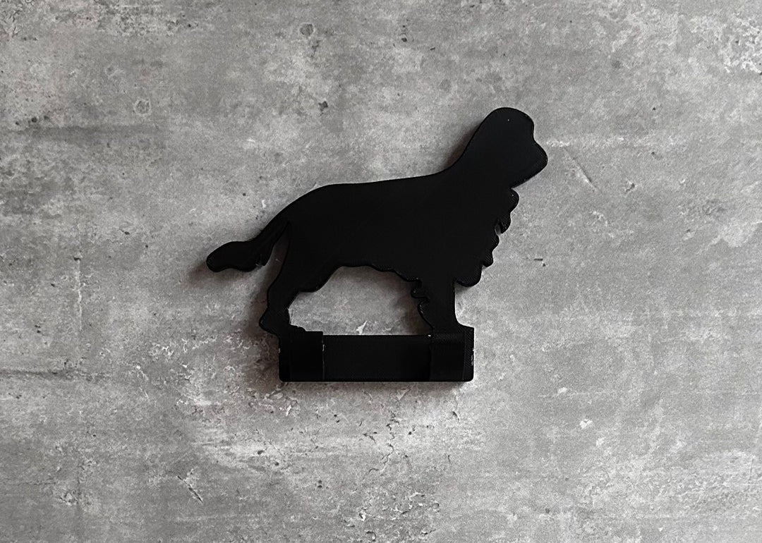 King Charles Spaniel dog lead hook stl file | 3D Printed | Unique Personalised Gifts