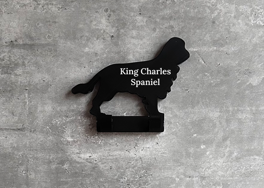 King Charles Spaniel dog lead hook stl file | 3D Printed | Unique Personalised Gifts