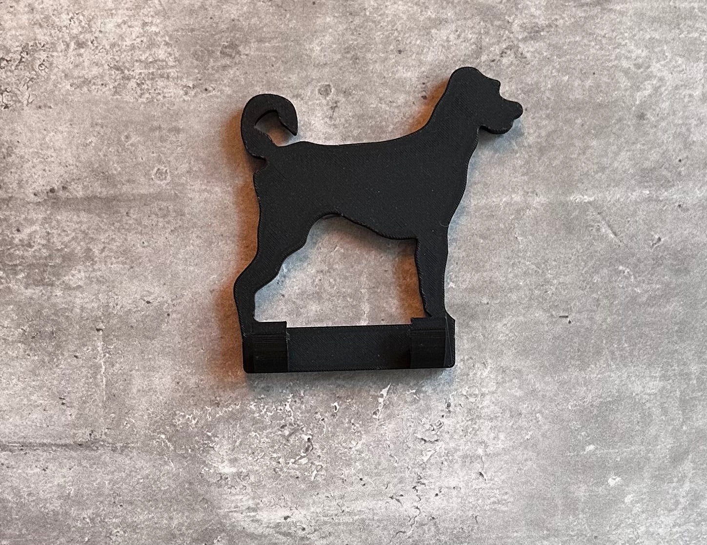 Labradoodle dog lead hook stl file | 3D Printed | Unique Personalised Gifts