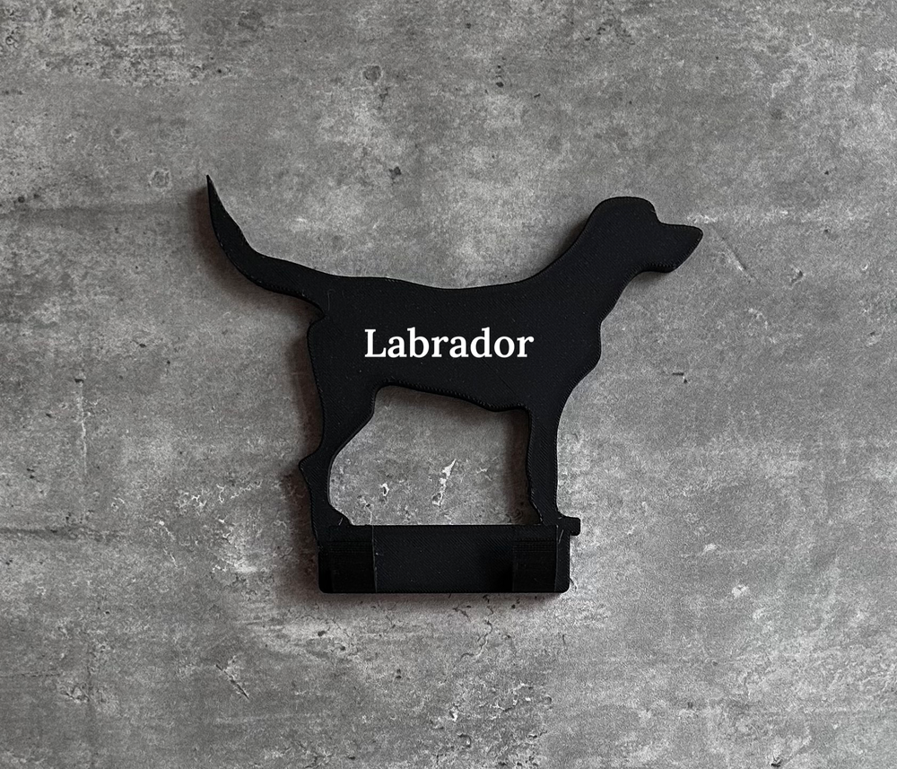 Personalised  Labrador Dog Lead Hook | 3D Printed | Unique Personalised Gifts