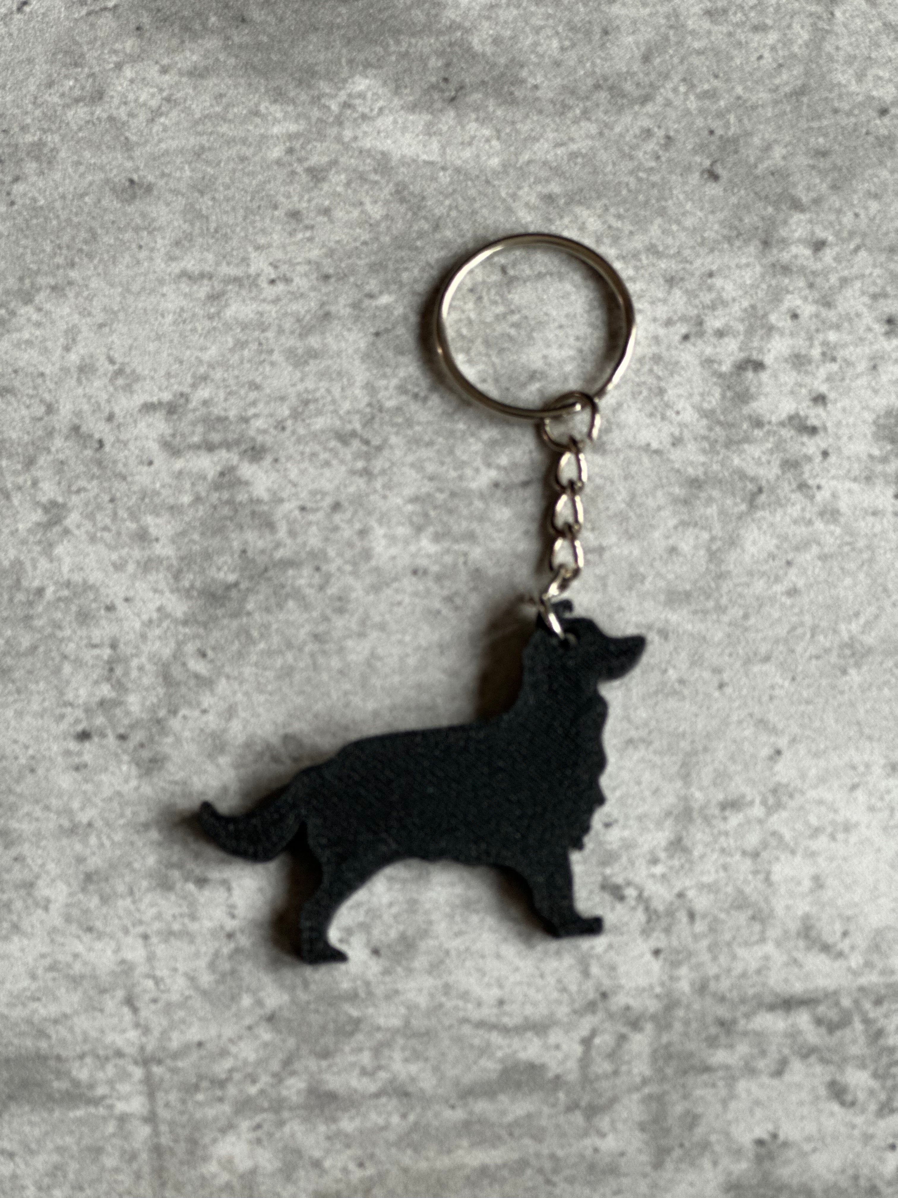 Australian Shepherd Dog Keyring 3D | Dog 3D Keyring