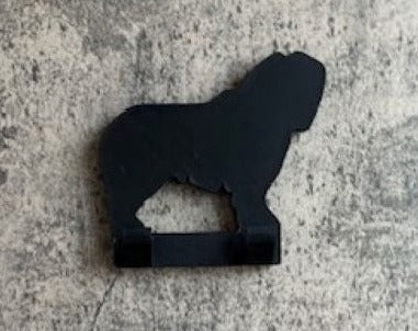 Personalised Old English Sheepdog, Dog Lead Hook | 3D Printed | Unique Personalised Gifts