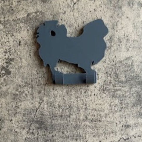 Pekingese Dog Lead Hook Stl File | 3D Printed | Unique Personalised Gifts