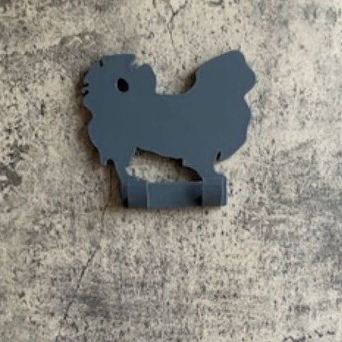 Personalised Old English Pekingese Dog Lead Hook | 3D Printed | Unique Personalised Gifts