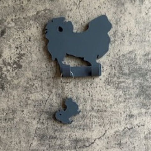 Personalised Old English Pekingese Dog Lead Hook | 3D Printed | Unique Personalised Gifts