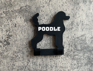 Poodle Dog Lead Hook Stl File | 3D Printed | Unique Personalised Gifts