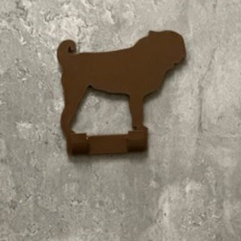 Pug Dog Lead Hook Stl File | 3D Printed | Unique Perxonalised Gifts