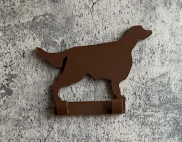 Personalised Red Setter Dog Lead Hook | 3D Printed | Unique Personalised Gifts