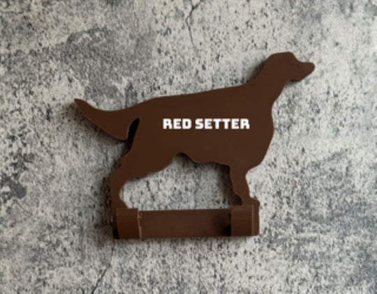 Red Setter Dog Lead Hook Stl File | 3D Printed | Unique Personalised Gifts