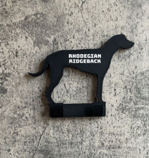 Personalised Rhodegian Ridgeback Dog Lead Hook | 3D Printed | Unique Personalised Gifts