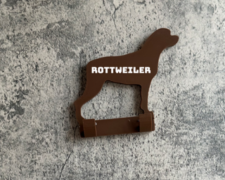 Rottweiler Dog Lead Hook Stl File | 3D Printed | Unique Personalised Gifts