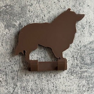Sheltie Dog Lead Hook | 3D Printed | Unique Personalised Gifts