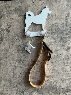 Personalised Siberian Husky Dog Lead Hook | 3D Printed | Unique Personalised Gifts