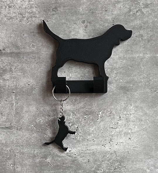 Personalised Beagle Dog Lead Hook | 3D Printed | Unique Personalised Gifts