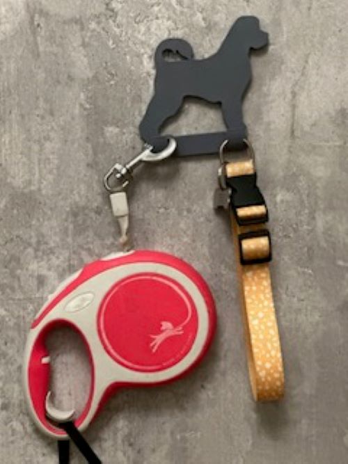 Personalised Spanish Water Dog Lead Hook | 3D Printed | Unique Personalised Gifts