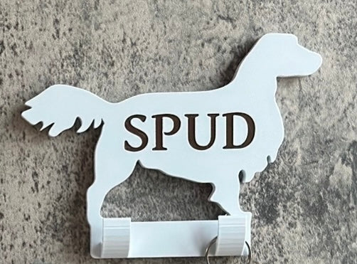 Springer Spaniel Dog Lead Hook Stl File | 3D Printed | Unique Personalised Gifts