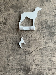 Personalised  Weimaraner Dog Lead Hook | 3D Printed | Unique Personalised Gifts