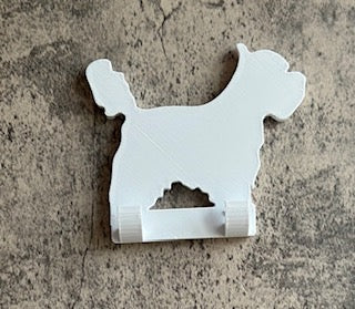 West Highland Terrier Dog Hook Stl File. | 3D Printed | Unique Personalised Gifts