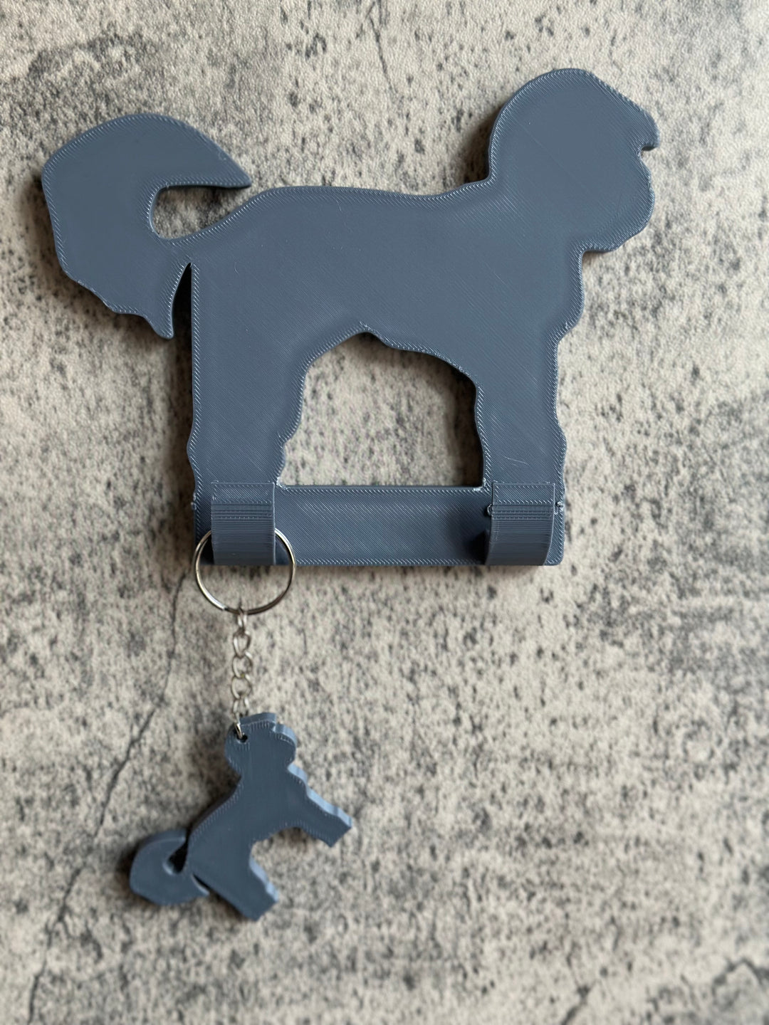 Personalised Shih Poo Dog Lead Hook | 3D Printed | Unique Personalised Gifts