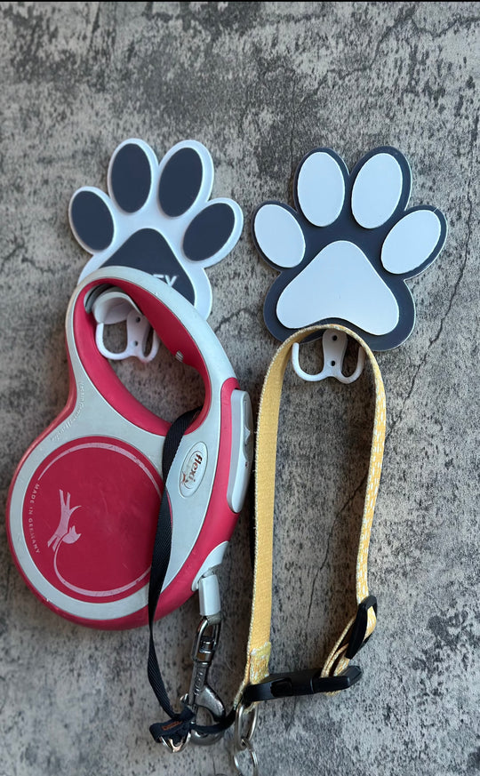Dog lead hook in shape of a paw stl file | 3D Printed | Unique Personalised Gifts