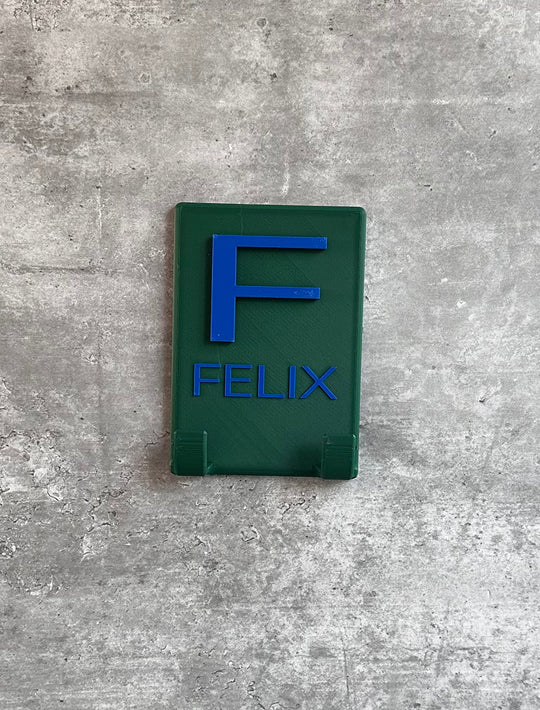 Personalized 3D Printed Initial Coat Hook | 3D Printed | Unique Personalised Gifts